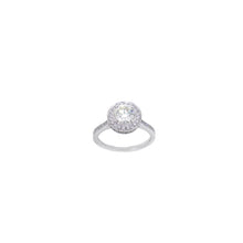 Load image into Gallery viewer, Vault Collection Diamond Halo Engagement Ring