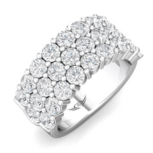 Load image into Gallery viewer, Martin Flyer 3 Row Diamond Ring