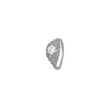 Load image into Gallery viewer, Royal Estate Platinum Art Deco, 0.50ct Diamond Ring