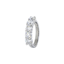 Load image into Gallery viewer, Royal Estate 5 Stone Platinum Diamond Band