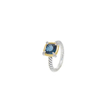 Load image into Gallery viewer, Royal Estate David Yurman Blue Topaz Chatelaine Ring