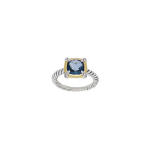 Load image into Gallery viewer, Royal Estate David Yurman Blue Topaz Chatelaine Ring