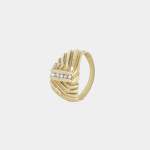 Load image into Gallery viewer, Royal Estate Corrusated Diamond Ring