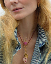 Load image into Gallery viewer, Monica Rich Kosann 18" "Design Your Own" Garnet Charm Chain Necklace, 2 Charm Stations