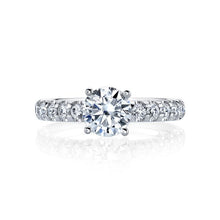Load image into Gallery viewer, Royal Collection Platinum 1.59 CTW U-Prong Semi Mount Eternity Ring