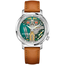 Load image into Gallery viewer, Accutron Tuning Fork Spaceview 314 Brown Strap
