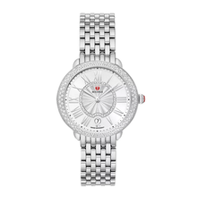 Load image into Gallery viewer, Michele Serein Mid Stainless Steel Diamond Watch
