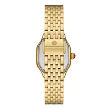 Load image into Gallery viewer, Michele Meggie 18K Gold-Plated Diamond Dial Watch
