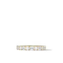Load image into Gallery viewer, DY Infinity Alternating Diamond Band Ring in 18K Yellow Gold