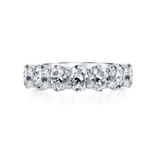 Load image into Gallery viewer, Royal Collection Platinum 3.57 CTW 7-Stone Oval Diamond Buttercup Band