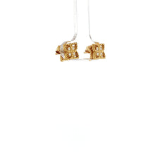 Load image into Gallery viewer, Roberto Coin 18K Yellow Gold Tiny Flower Diamond Stud Earrings