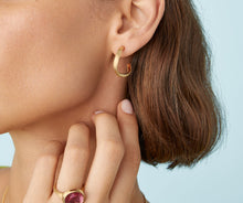 Load image into Gallery viewer, Marco Bicego Jaipur Gold 18K Yellow Gold Hoop Earrings