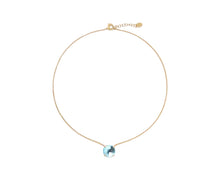 Load image into Gallery viewer, Marco Bicego 18K Yellow Gold Jaipur Color Blue Topaz Pendant Necklace