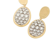Load image into Gallery viewer, Marco Bicego 18K Two-Tone Gold Diamond Lunaria Alta Drop Earrings