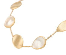 Load image into Gallery viewer, Marco Bicego 18K Yellow Gold Lunaria Alta White Mother of Pearl Petals Necklace