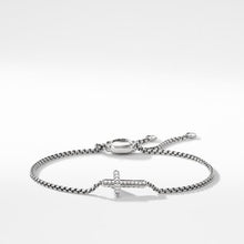Load image into Gallery viewer, Pave Cross Bracelet with Diamonds