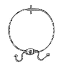 Load image into Gallery viewer, Pave Cross Bracelet with Diamonds