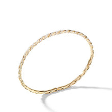 Load image into Gallery viewer, Paveflex Single Row Bracelet with Diamonds in 18K Gold