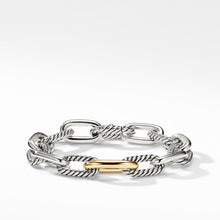 Load image into Gallery viewer, DY Madison Medium Bracelet with 18K Gold, 11mm