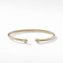Load image into Gallery viewer, Cable Spira? Bracelet in 18K Gold with Diamonds, 3mm