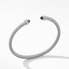 Load image into Gallery viewer, Cable Classic Bracelet with Black Onyx and Diamonds