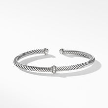 Load image into Gallery viewer, Cable Classic Center Station Bracelet with Diamonds