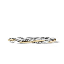 Load image into Gallery viewer, Petite Infinity Bracelet in Sterling Silver with 14K Yellow Gold