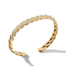 Load image into Gallery viewer, Paveflex Bracelet in 18K Yellow Gold with Diamonds