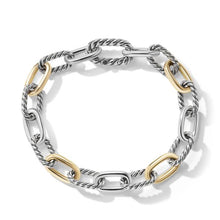 Load image into Gallery viewer, DY Madison Chain Bracelet in Sterling Silver with 18K Yellow Gold
