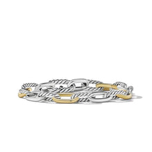Load image into Gallery viewer, DY Madison Chain Bracelet in Sterling Silver with 18K Yellow Gold