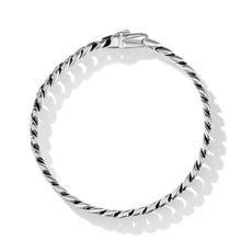 Load image into Gallery viewer, Curb Chain Bracelet with Pave Sapphires
