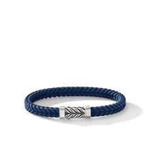 Load image into Gallery viewer, Chevron Blue Rubber Bracelet
