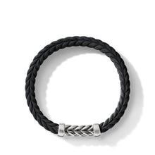 Load image into Gallery viewer, Chevron Black Rubber Link Bracelet