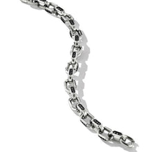 Load image into Gallery viewer, DY Hex Chain Link Bracelet with Pave Black Diamonds