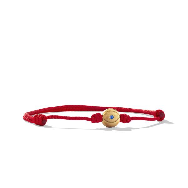 Evil Eye Puffy Red Thread Bracelet – Noellery