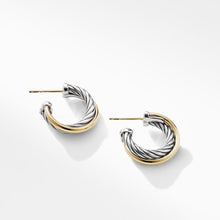 Load image into Gallery viewer, Hoop Earrings with 18K Gold
