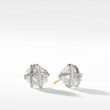 Load image into Gallery viewer, Cable Wrap Earrings with Crystal and Diamonds