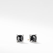 Load image into Gallery viewer, Chatelaine Stud Earrings with Black Onyx and Diamonds