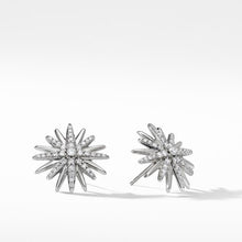 Load image into Gallery viewer, Starburst Stud Earrings with Pave Diamonds