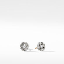 Load image into Gallery viewer, Petite Infinity Stud Earrings with Diamonds