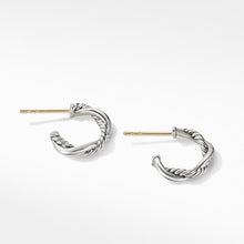 Load image into Gallery viewer, Petite Infinity Huggie Hoop Earring with Pave Diamonds