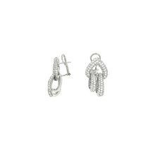 Load image into Gallery viewer, Royal Collection Reverse Heart Diamond Earrings