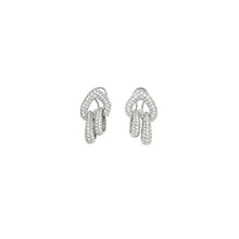 Load image into Gallery viewer, Royal Collection Reverse Heart Diamond Earrings
