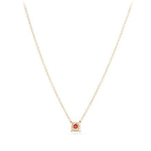 Load image into Gallery viewer, Chatelaine Kids Necklace with Turquoise in 18K Gold, 4mm