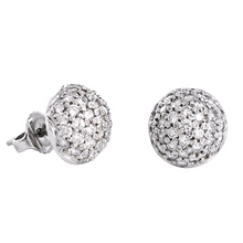 Load image into Gallery viewer, Vault Collection Circle Pave Diamond Earrings