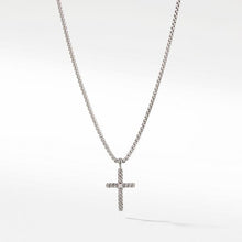 Load image into Gallery viewer, Cable Classics Cross Necklace with Diamond