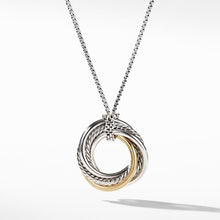 Load image into Gallery viewer, Crossover Small Pendant Necklace with Gold