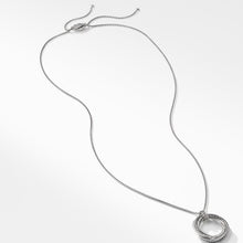 Load image into Gallery viewer, Crossover Pendant Necklace with Diamonds