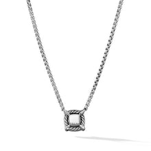 Load image into Gallery viewer, Petite Chatelaine Pave Bezel Pendant Necklace with Prasiolite and Diamonds
