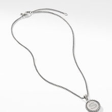 Load image into Gallery viewer, Initial "S" Charm Necklace with Diamonds